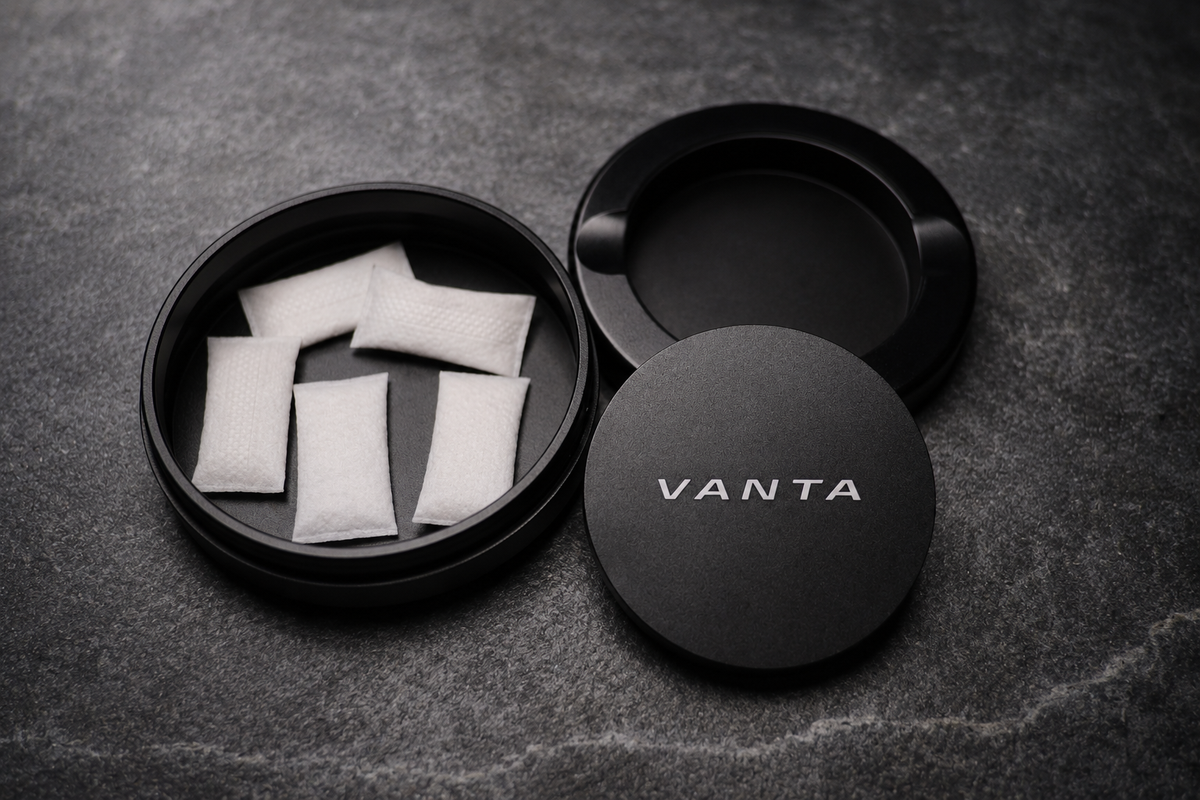 Vanta Matte Black Pocket Tin